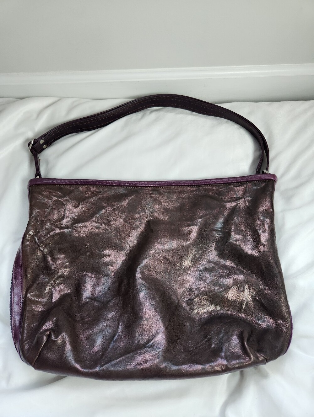 Rough & Tumble E/W Double Zip Boho, Rough Carbon, Large